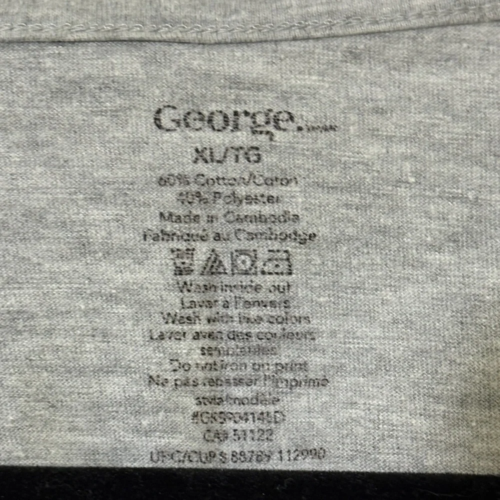 George Light Gray Muscle Tee with spark Banana Detail - Picture 2 of 5